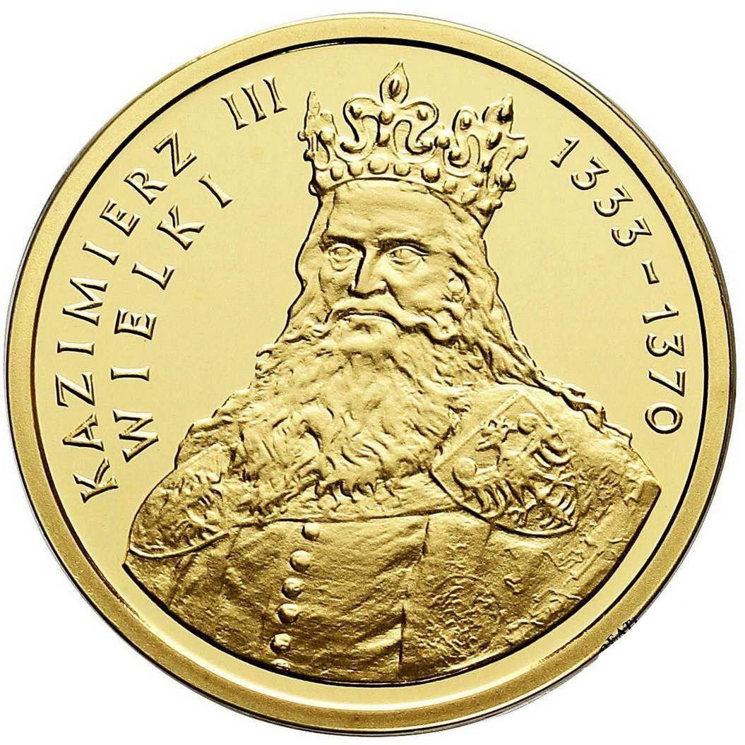 III RP 100 złotych 2002 Kazimierz III Wielki st.L